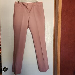New York & Company Women's Dusty Rose Straight Pants Size 8